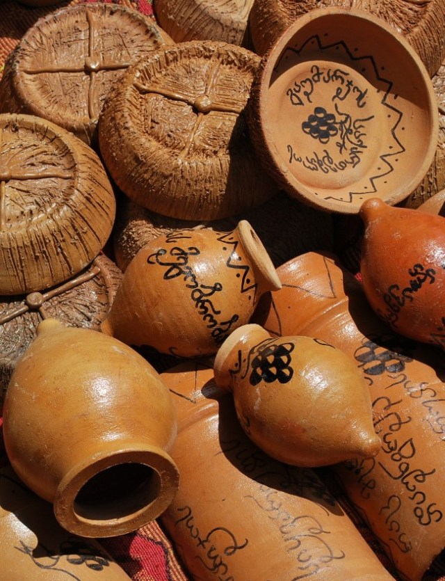 Pottery at the New Wine Festival