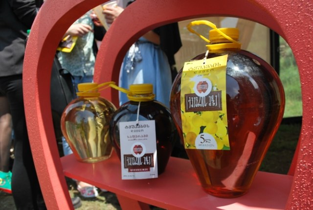 Wine at the New Wine Festival in Tbilisi